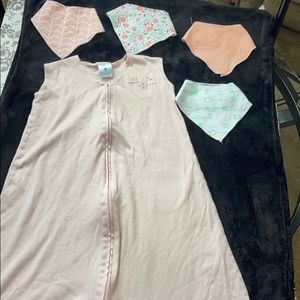 Halo Sleep Sack Large with 4 bibs